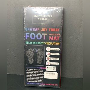 Phixnozar EMS Foot Massager Mat with 8 Modes and 19 Intensity Levels. NIB